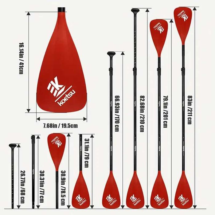 Padela Dubla SUP Stand Up Paddle Vasla Caiac Kaiac
