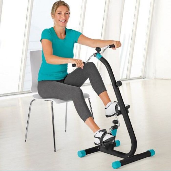 Мини педальный велотренажер для ног и рук ... . Из Китая привезли К