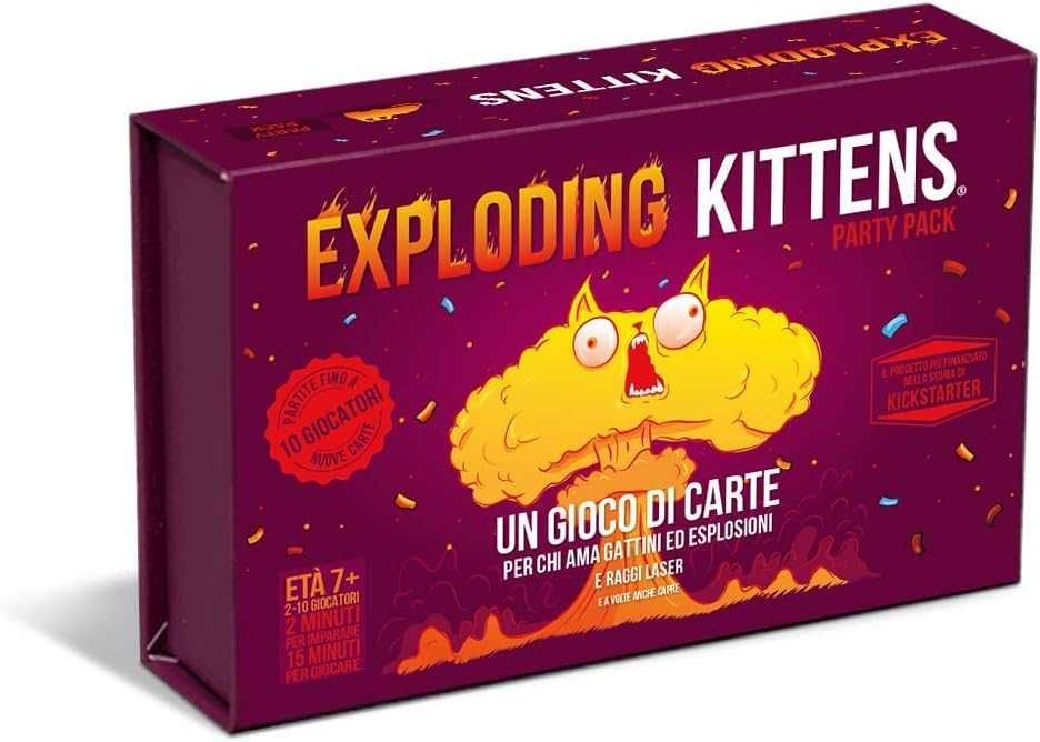 Exploding Kittens Party Pack (2019) „Експлодиращо коте“ игра на карти