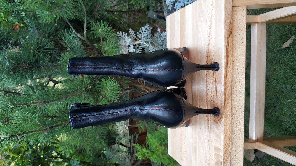 Cizme piele naturală marime 39 - interior 25,5 cm