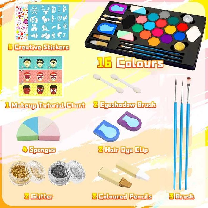 Детски комплект гримове Carnival Make-Up Girls