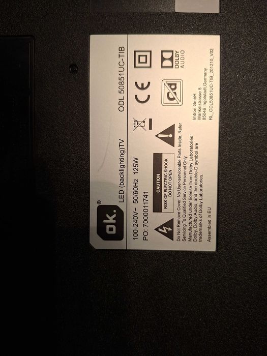 Televizor OK ODL 50851UC-TIB