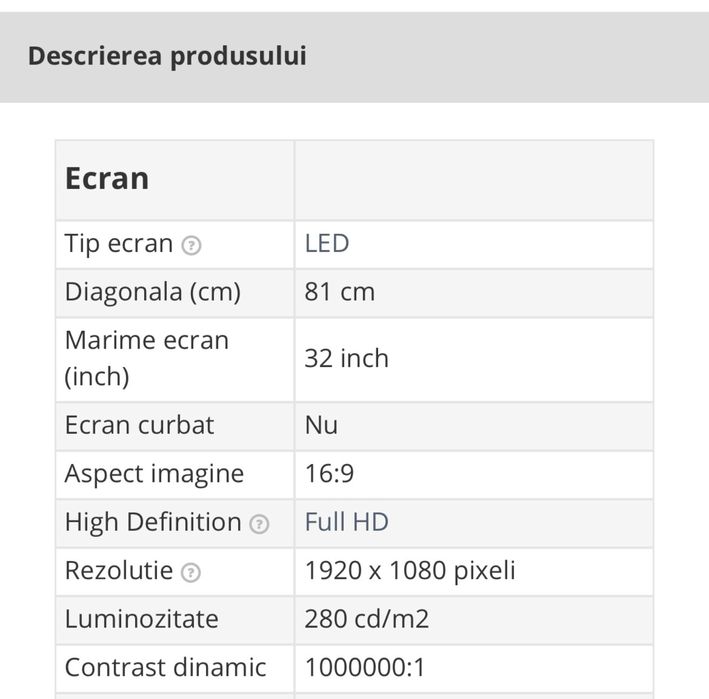 TV  LCD Sharp model LC-32CHES100E
