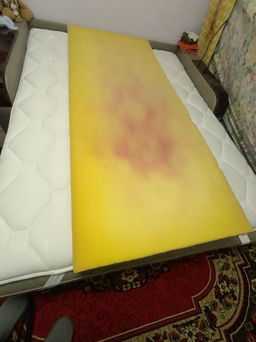 Матрас из поролона 2 шт, размер 186х76 см , толщина 10 см