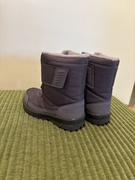 QUECHUA детски водоустойчиви туристически ботуши ЗА ПРЕХОДИ SH100, лилави