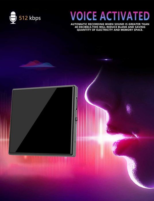 Професионален дигитален рекордер PocketRec 32GB – Гласова активация