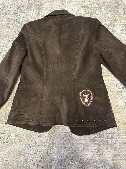 Замшевый пиджак