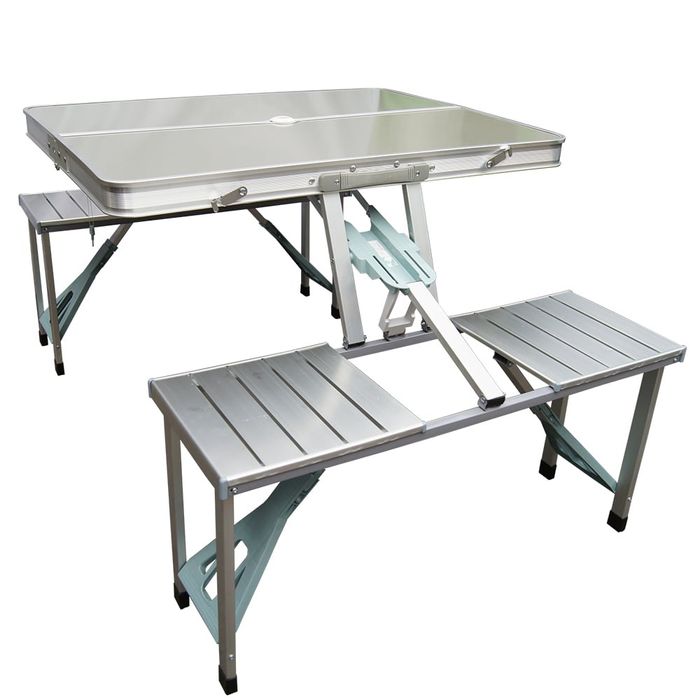 Сгъваем комплект за къмпинг - маса с 4 вградени стола