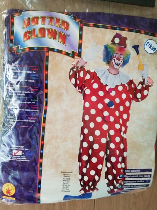 Нов мъжки костюм Клоун