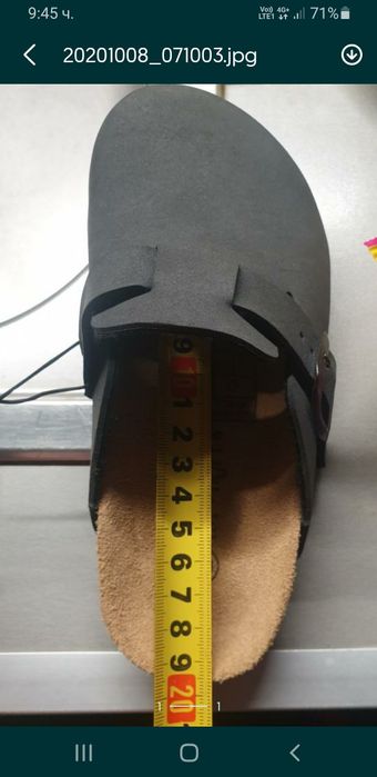 Детски чехли(сабо)30 номер ортопедична стелка