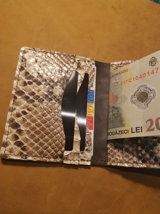 Portofel minimast piele piton
