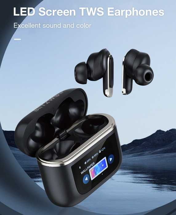 Casti wireless BlitzWolf BW-FYE16 ANC IPX5 Bluetooth 5.3 negru