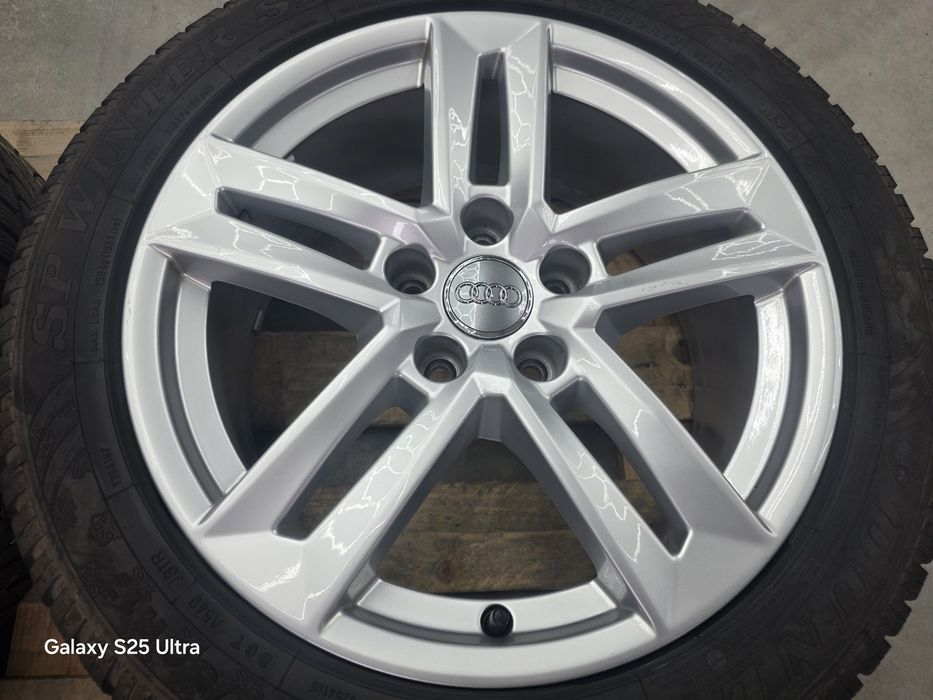 Лети джанти 17ки 5х112 Audi + зимни гуми 225/50/17 Dunlop