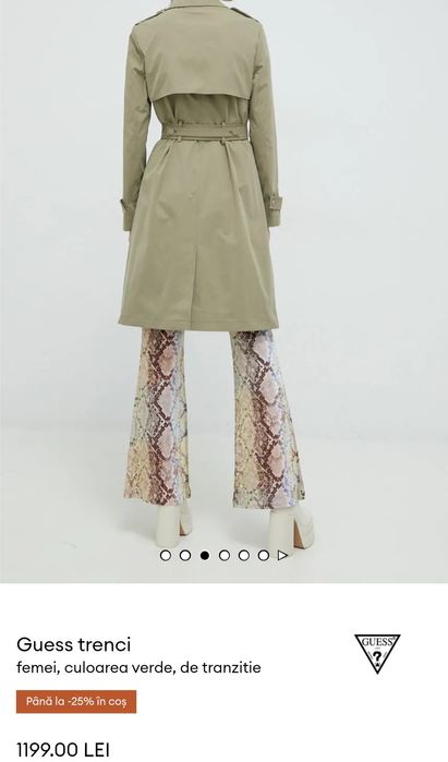 Trenci Guess  nou cu eticheta