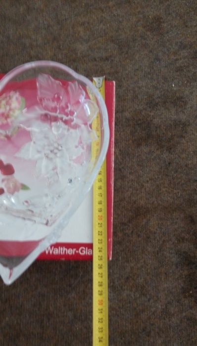 Декоративна купа - поднос с формата на сърце Walther Glas Herzschale F