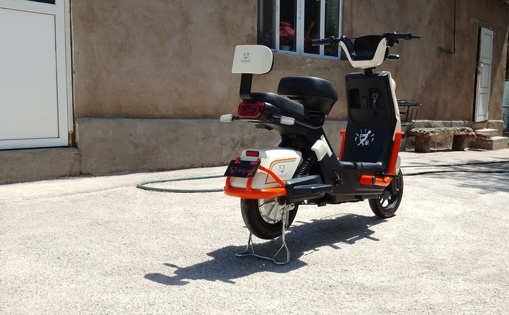 Электромопед танк