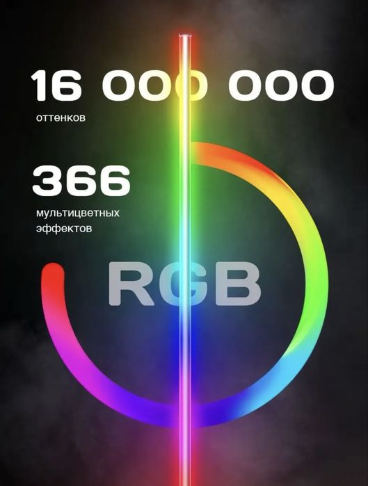 Уютный RGB светильник в стиле лофт для интерьера