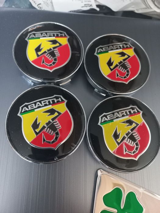 Fiat /abarth - set 4 capace pentru jante aliaj