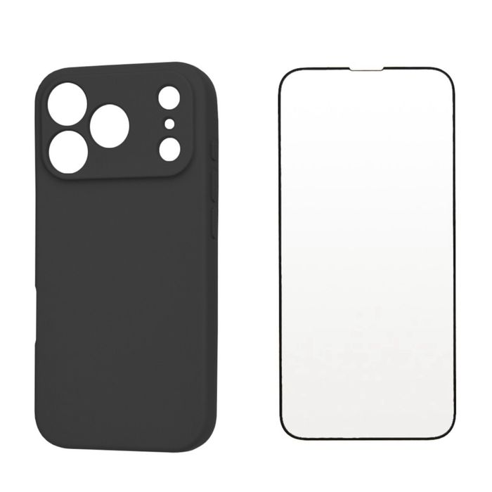 Iphone 17 AIR PRO PRO MAX Husa Simple Clear + Folie Sticla Esd Clear