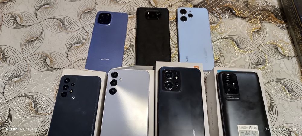 Samsung a23 a05s redmi 12 redmi not12 ideal holatda kamplekt