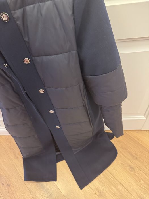 Пальто комбинированное