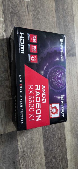 Placa video RX6600XT Saphire nitro RX 6600 XT 8GB