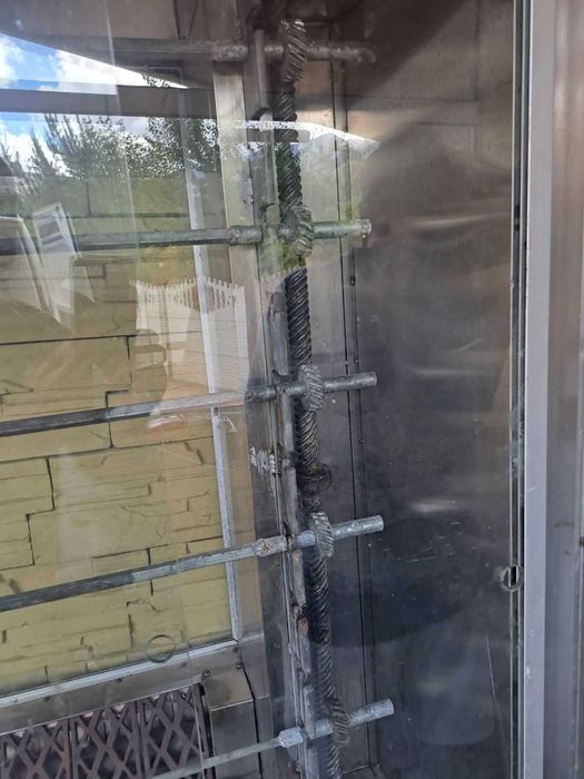 Гръцка машина на газ за печене на агнета