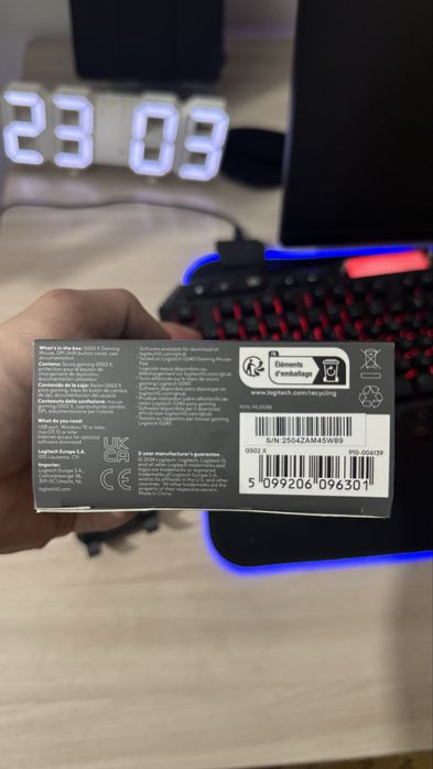 Новая игровая мышь Logitech G502 X