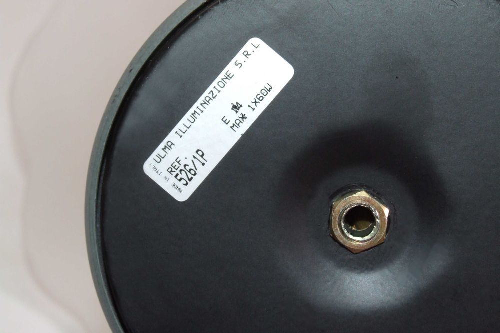 Veioza de camera ULMA, abajur sticla Murano, Made in Italy, IMPECABILA