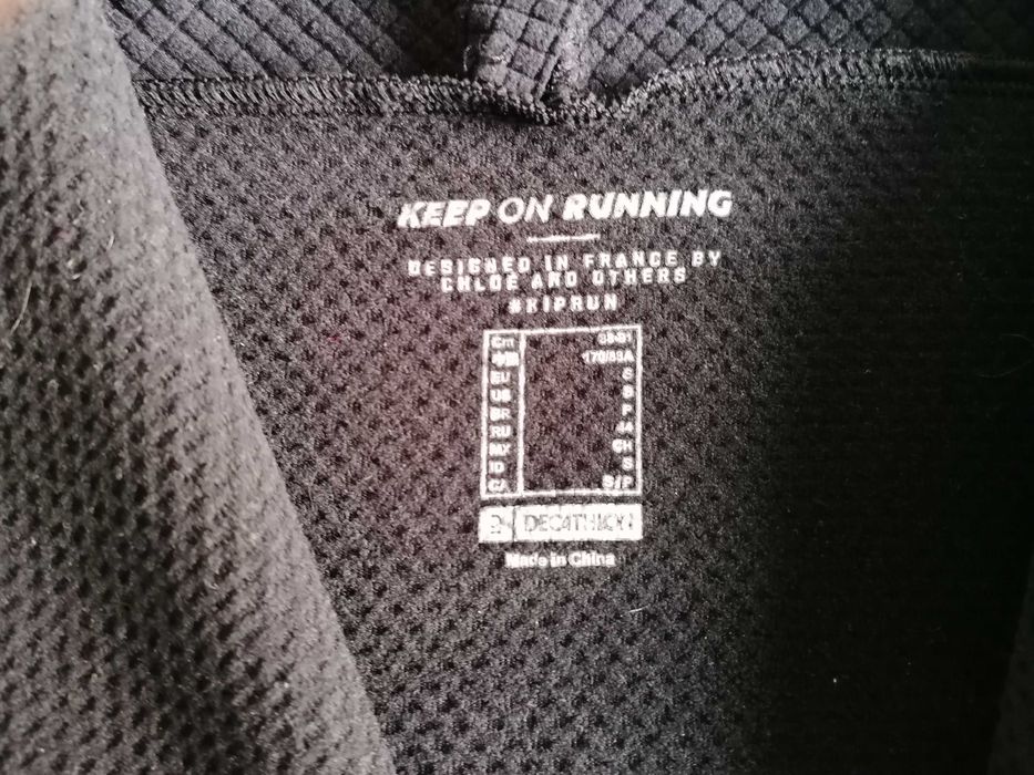 Мъжка блуза за бягане KIPRUN RUN 900 Warm [Размер: S] [Цвят: Черенщ]