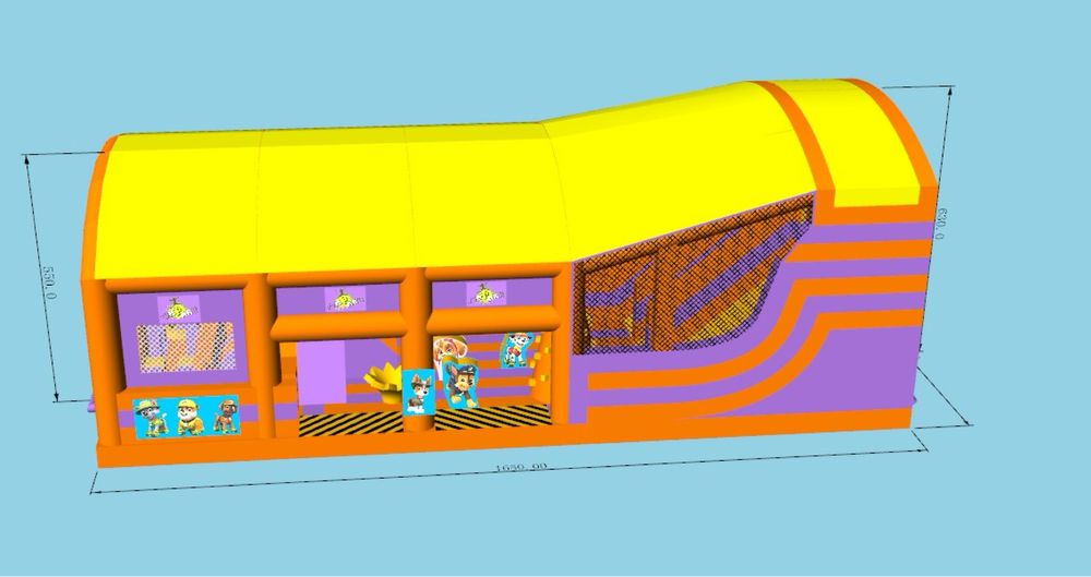 Надуваем замък - Пес Патрул