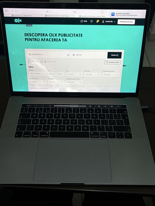 Macbook pro 2019 touchbar 15”