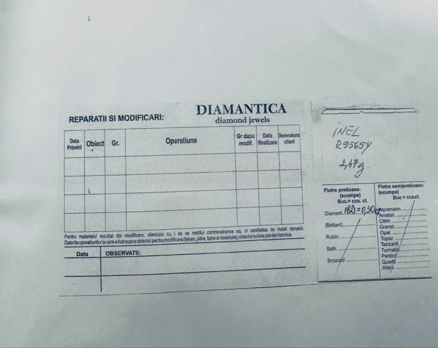 Inel de logodnă: Aur de 14 k si diamant natural negru