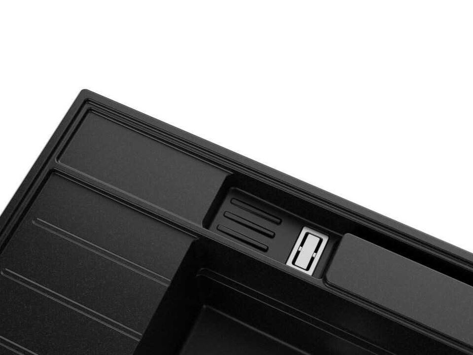 Черна гранитна кухненска мивка Сидни 620-45 Pocket Ergo Multilevel