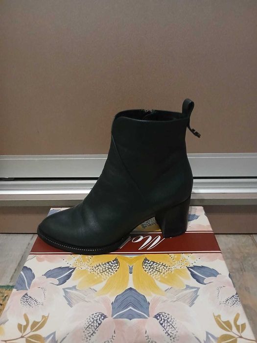 Ботильоны кожанные