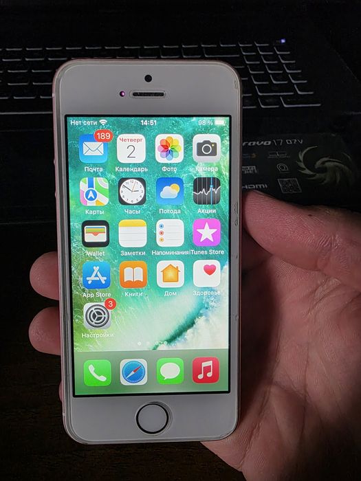 Iphone 5 se B/Y - 91% - Holati Zor! - deyarli ishlatilmagan