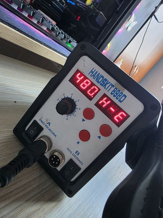 Stație Rework SMD Lipit Aer cald