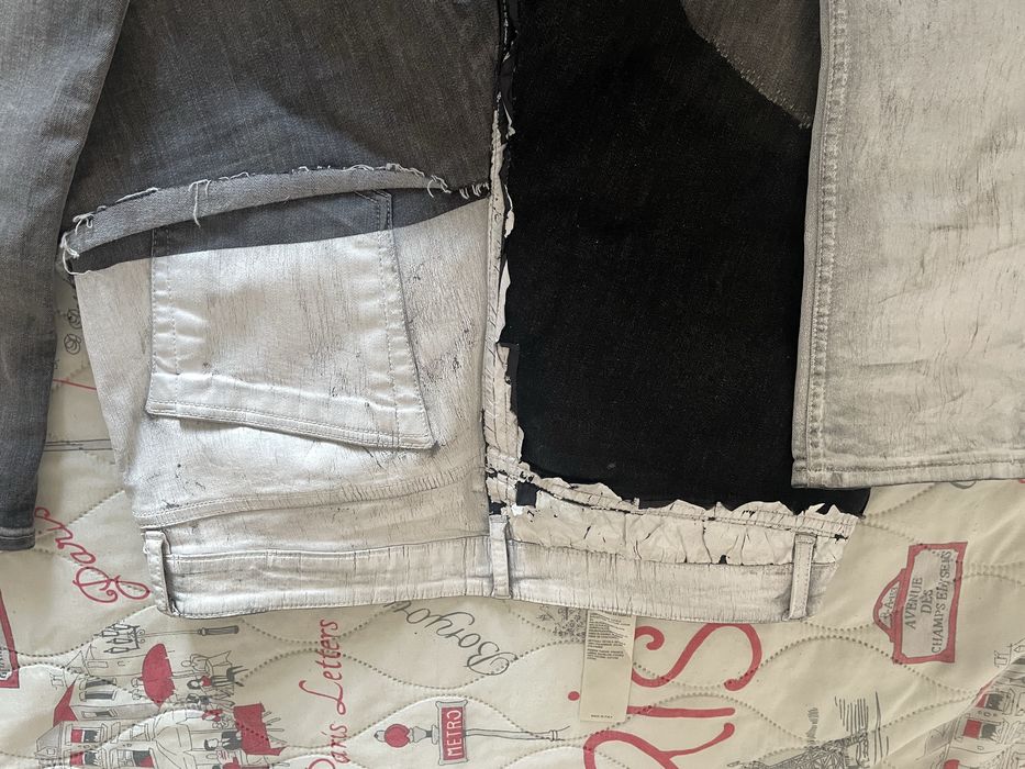 Rick Owens Tyrone Collage Denim - SAMPLE