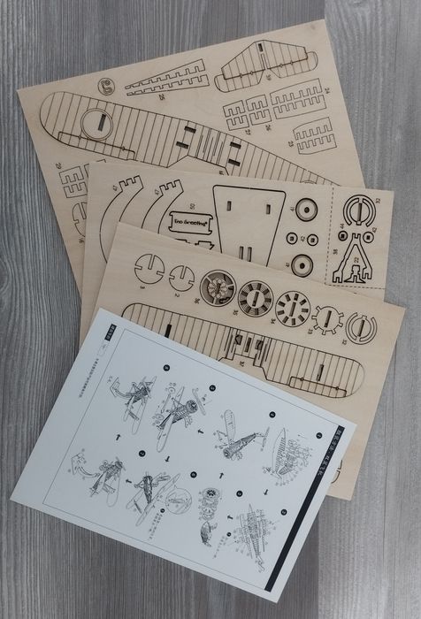 3D Дървен Пъзел Самолет / Кораб / Ретро Автомобил