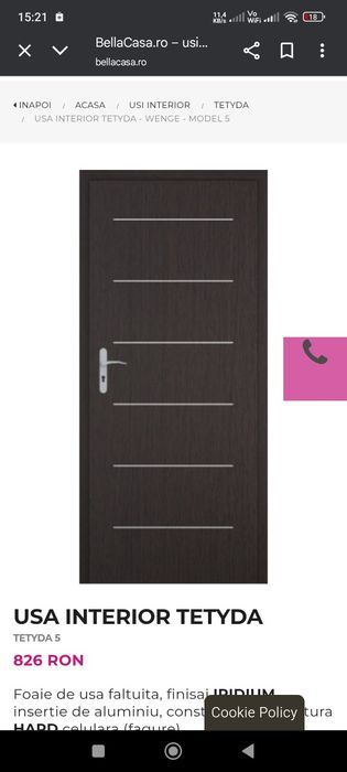 Foi ușă Classen pentru interior