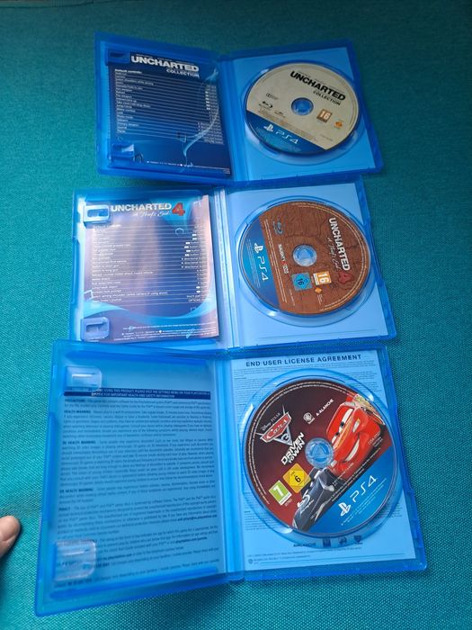 Uncharted, Cars 3 и стойка за игри