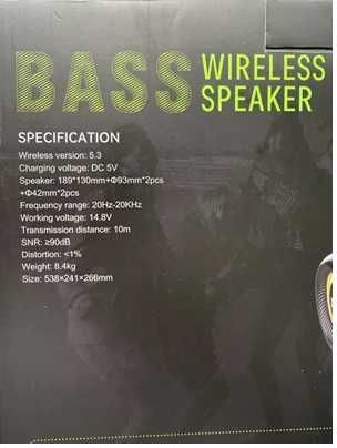 BOXA PARTY OUTDOOR (test video) ZEALOT Bombox S89/250W REALI/Bass 20Hz