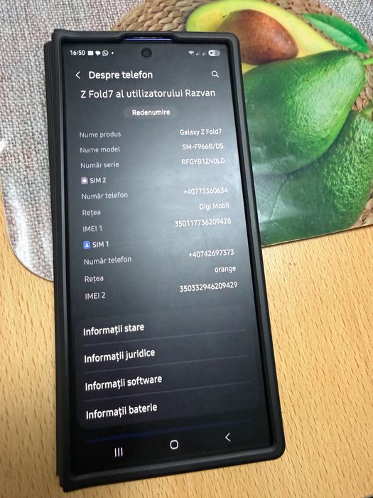 Samsung galaxy Z Fold 7