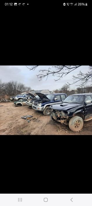 Dezmembrez Mitsubishi l200 2.5 diesel din 2000 pana în 2014