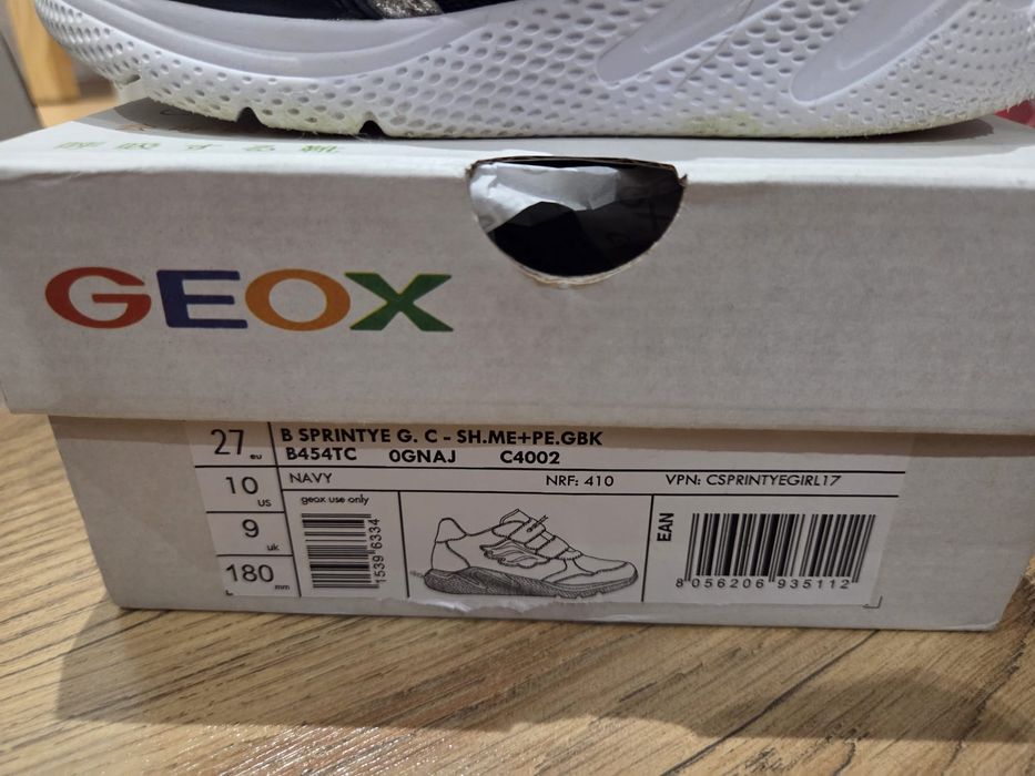 Adidași Geox, fete, piele, marimea 27