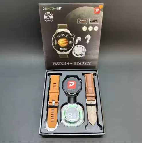 Набор WATCH 4 — Умные Часы с Наушниками!