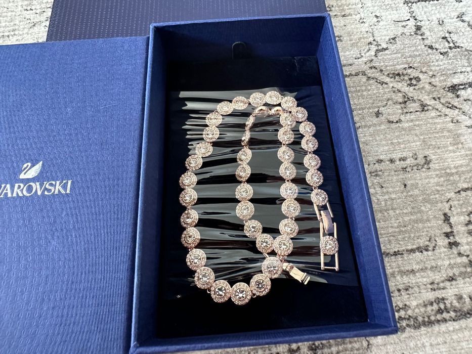 Colier Swarovski rose