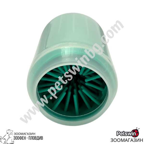 Чаша за Миене на Лапи - за Куче - S, M, L размер - Зелена разцветка