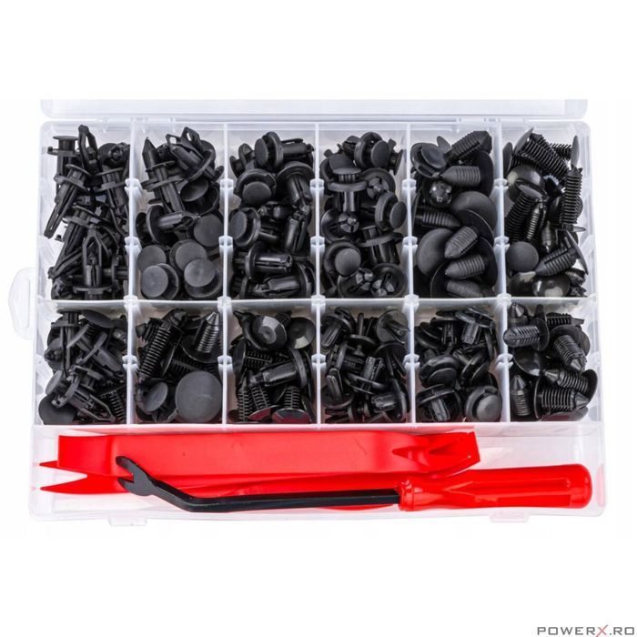 Set universal cleme pentru tapiterie, 240 elemente, Red Technic