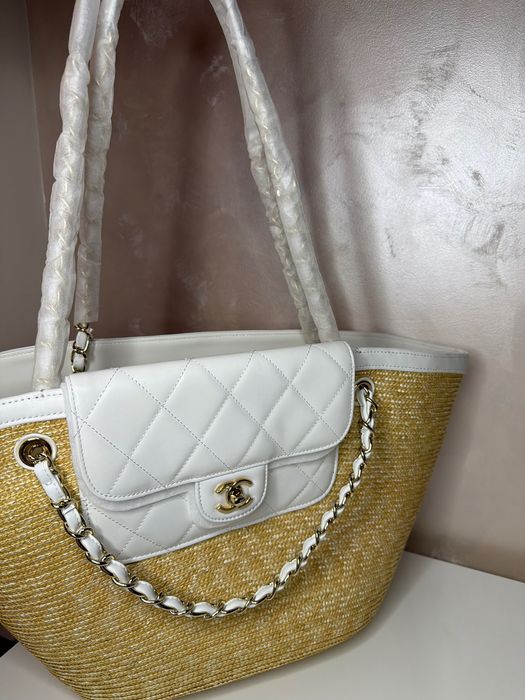 Плажна чанта Chanel + несесер
